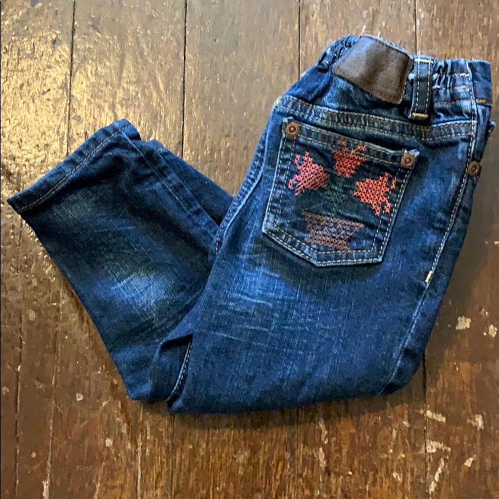 Ralph Lauren stitch skinny jeans